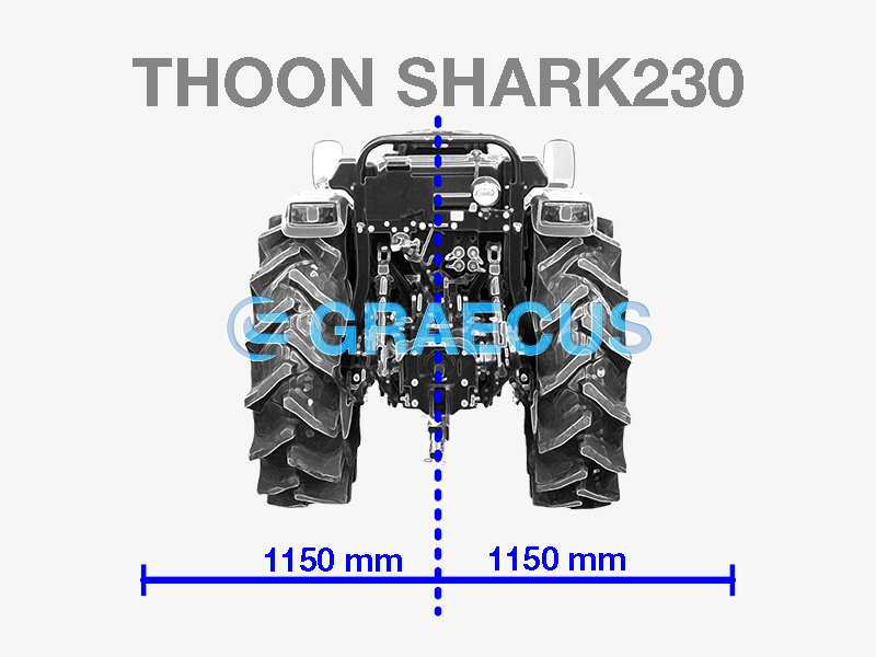 Δασικός καταστροφέας για τρακτέρ THOON SHARK230