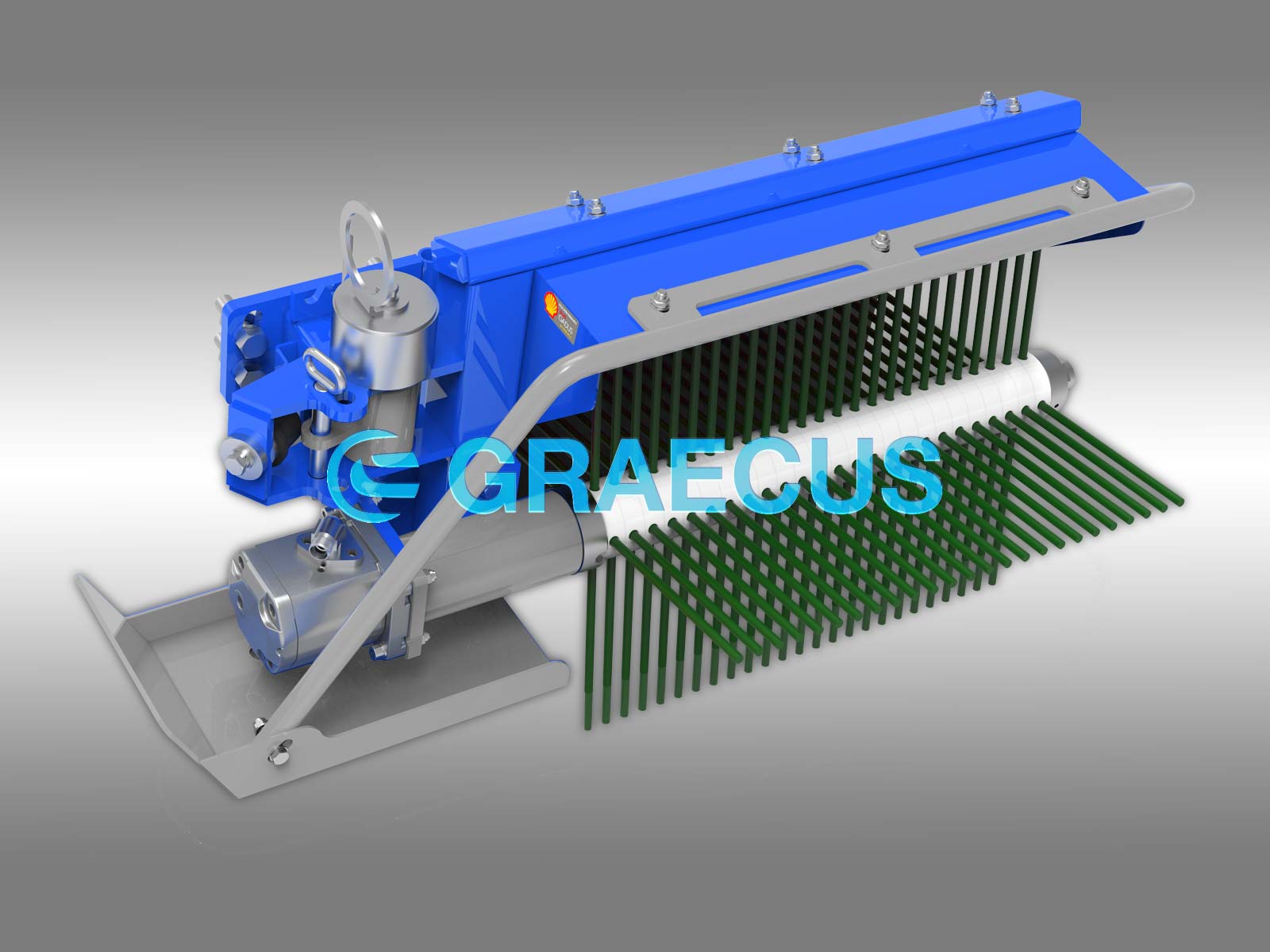 CHIMERA MESINEZA60-L | Graecus | Αριστερή υδραυλική μεσινέζα με ρυθμιζόμενης ευαισθησίας ελατήριο επαναφοράς