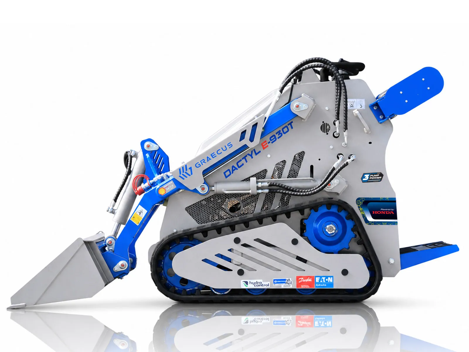 DACTYL E-930T HONDA | Graecus | Ερπυστριοφόρος μίνι φορτωτής
