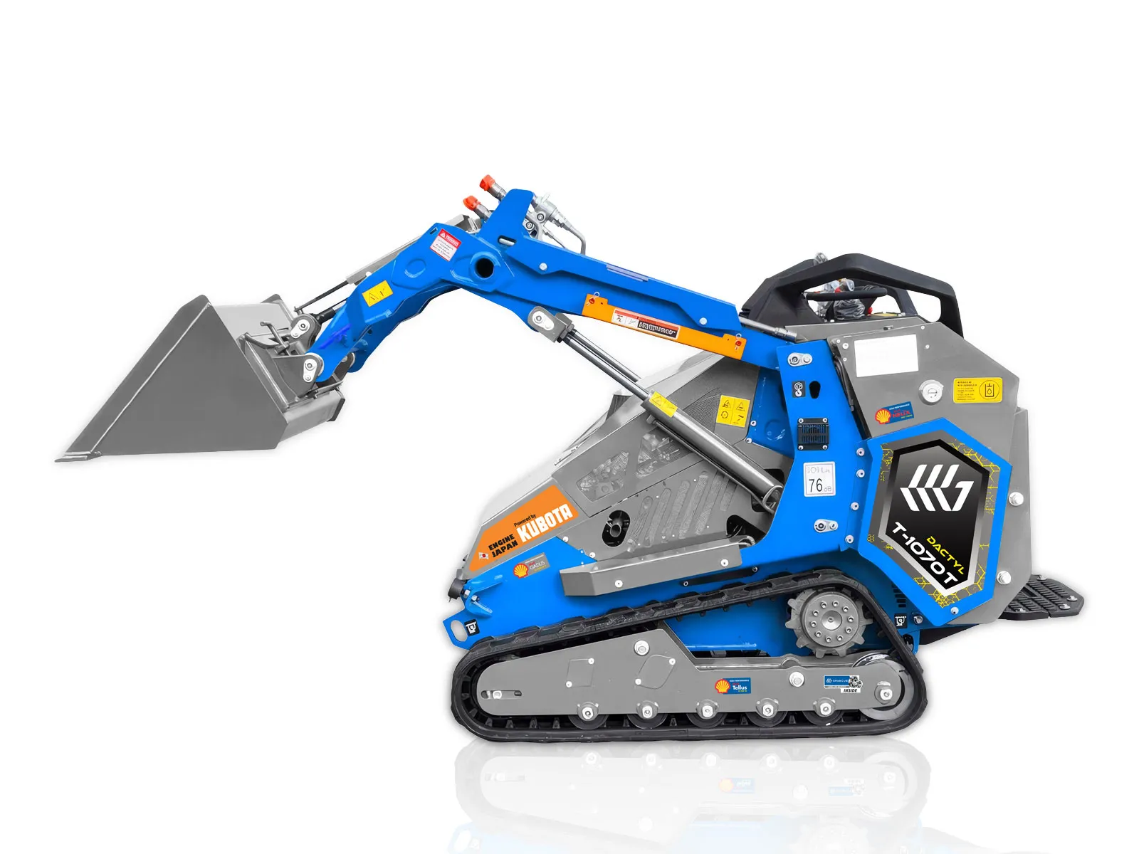 DACTYL T-1070T KUBOTA | Graecus | Ερπυστριοφόρος μίνι φορτωτής