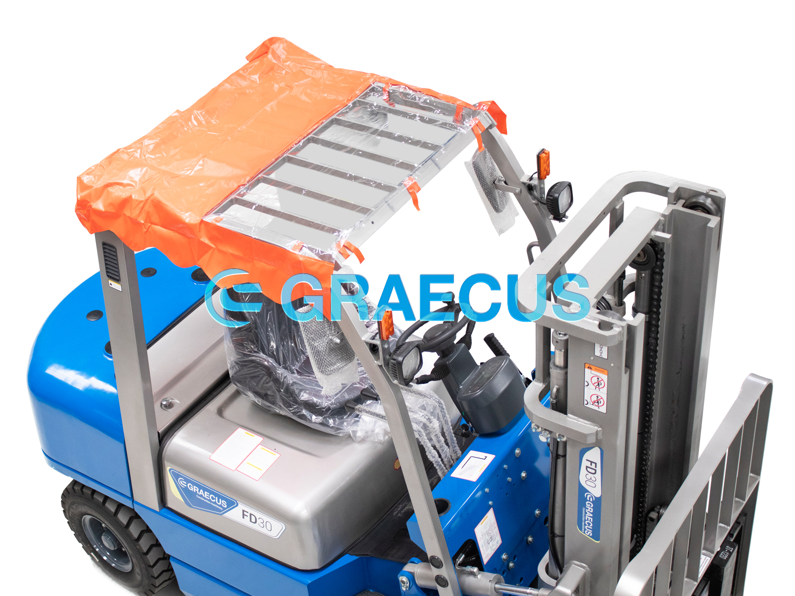 FD35V | Graecus | Κλάρκ 3.5Τ STAGE V diesel | Duplex 3000mm | υδραυλική πλάγια μετατόπιση | πιρούνια 1220mm