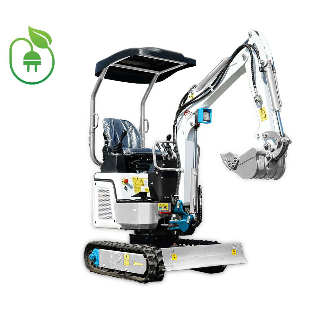 EB12E-PRO Lithium | Graecus | Μικρός ερπυστριοφόρος εκσκαφέας 1.2T, ηλεκτρικός, με περιστροφή στην μπούμα, πτυσσόμενες ερπύστριες, πλαϊνούς μοχλούς χειρισμού και γραμμή σφύρας  