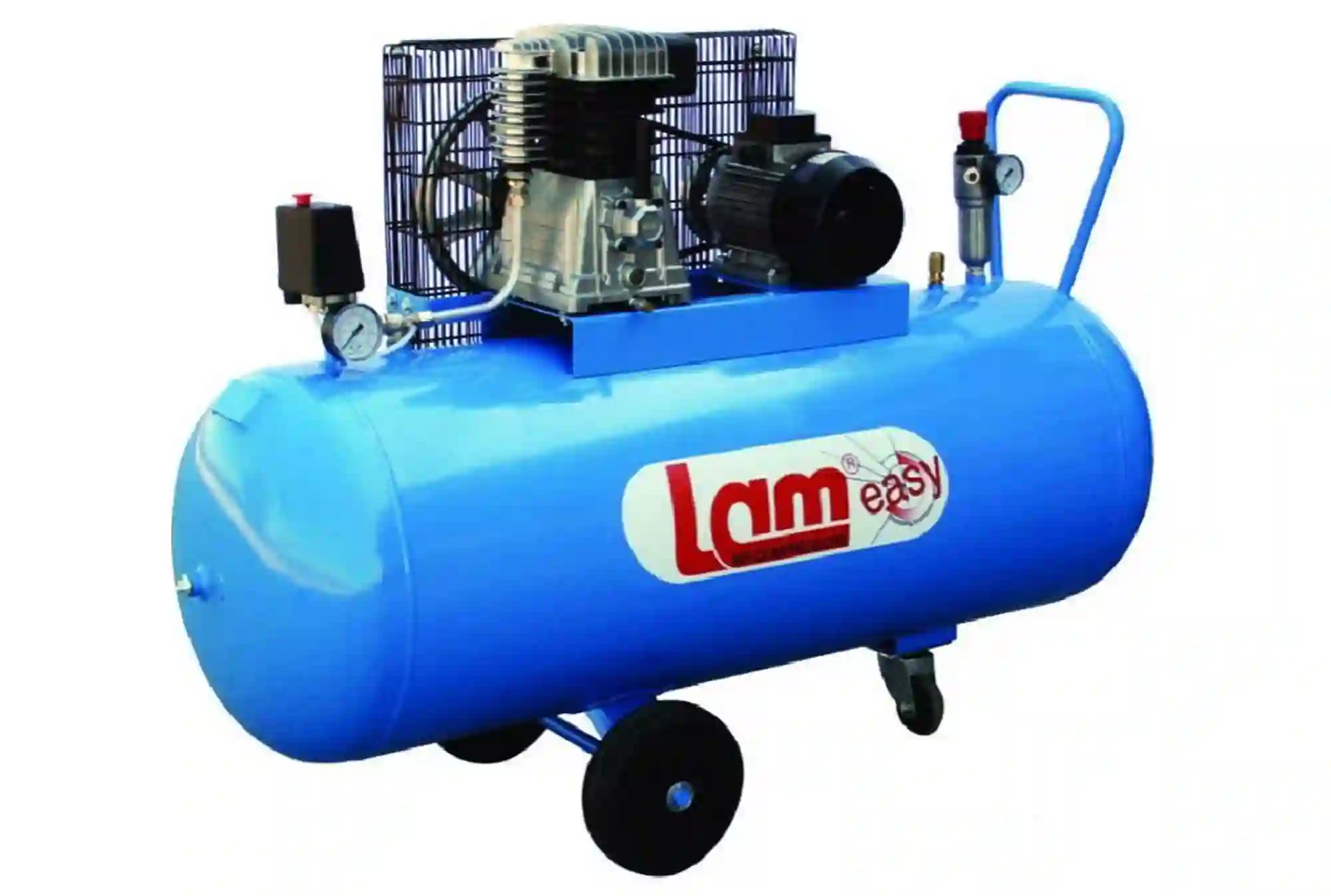 200/3M/EASY | Lam | Αεροσυμπιεστής τροχήλατος με Ιμάντα Δικύλινδρος 