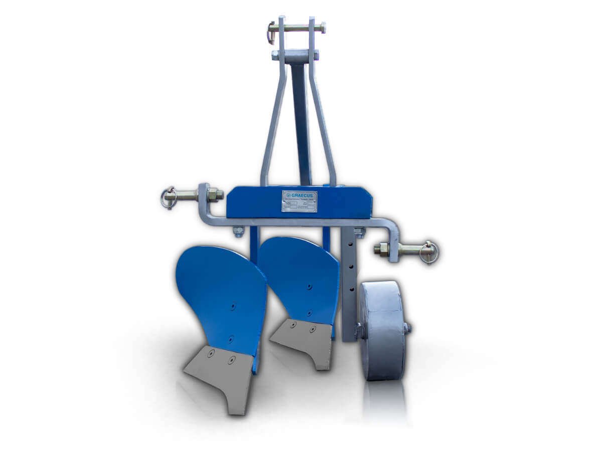 DIA8 | Graecus | Αλέτρι – Άροτρο 2υνο 8αρι με ρόδα Φ280 