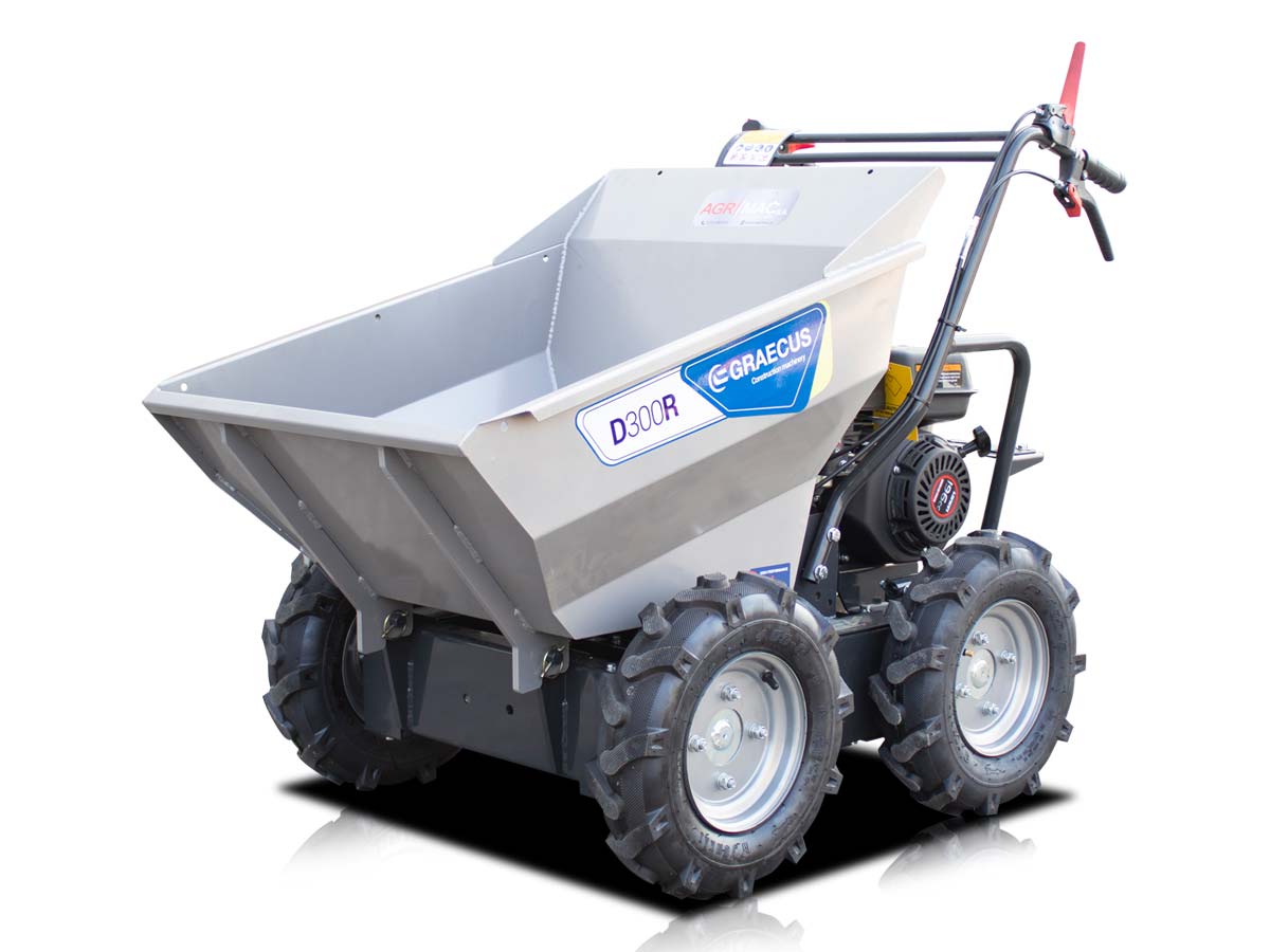 D300R | Graecus | Ντάμπερ τροχήλατο με μηχανική ανατροπή 