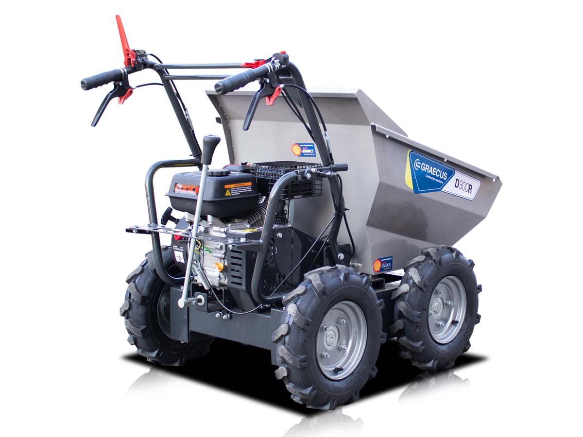 D300R | Graecus | Ντάμπερ τροχήλατο με μηχανική ανατροπή 
