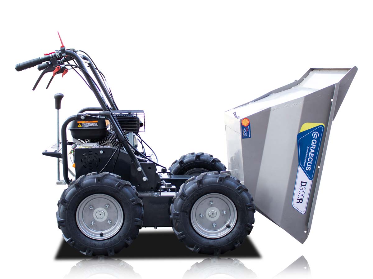 D300R | Graecus | Ντάμπερ τροχήλατο με μηχανική ανατροπή 