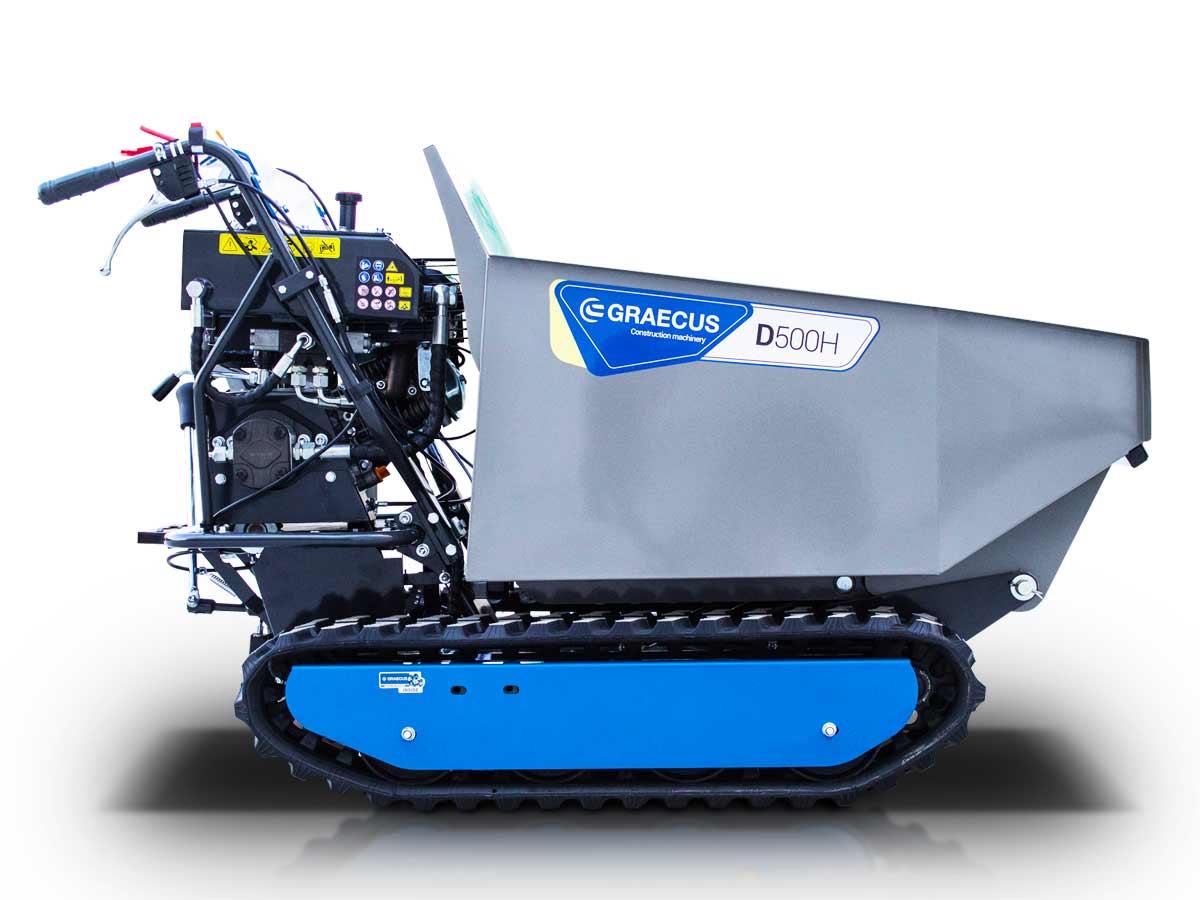 D500H | Graecus | Ντάμπερ ερπυστριοφόρο με υδραυλική ανατροπή 