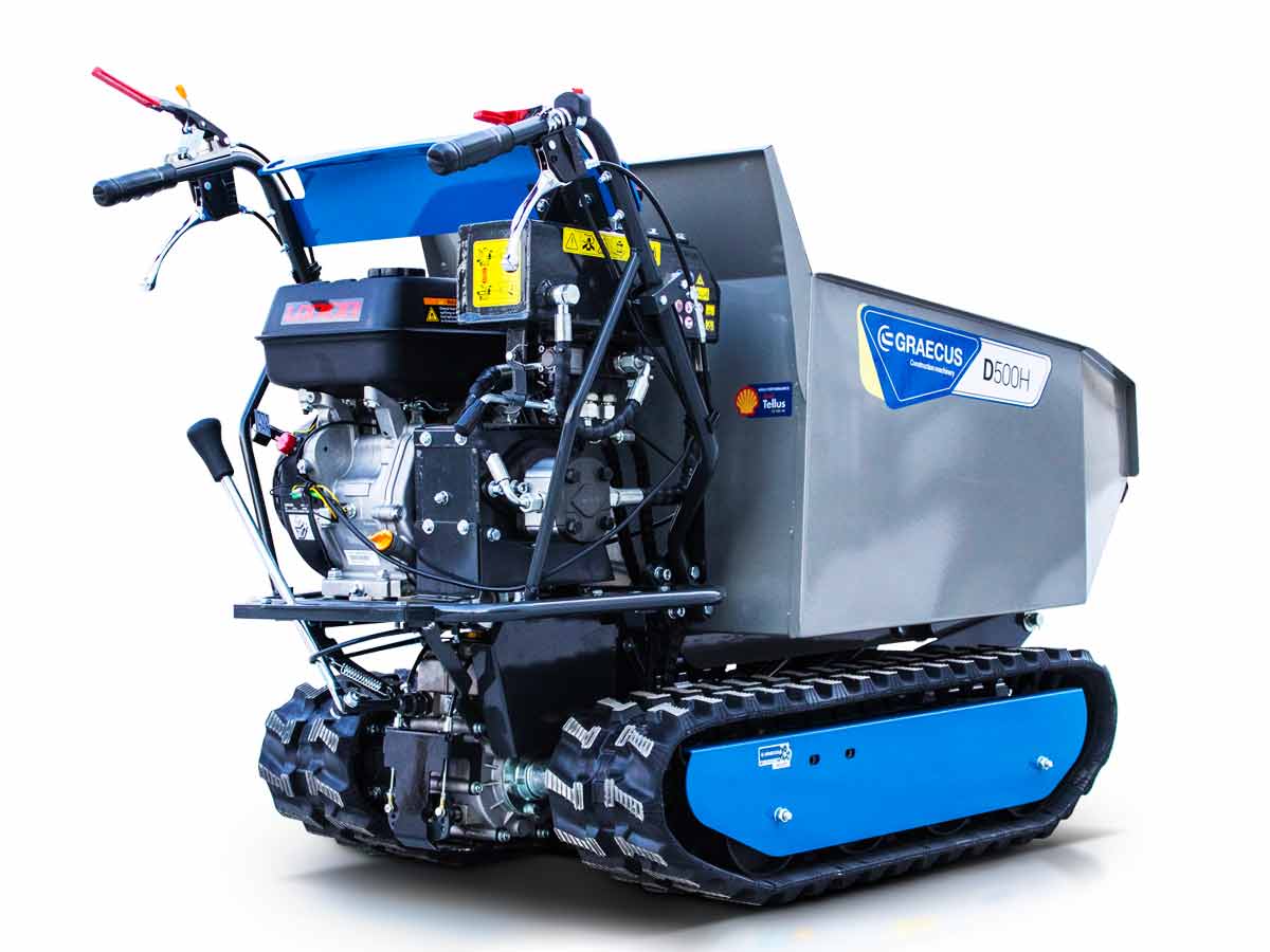 D500H | Graecus | Ντάμπερ ερπυστριοφόρο με υδραυλική ανατροπή 