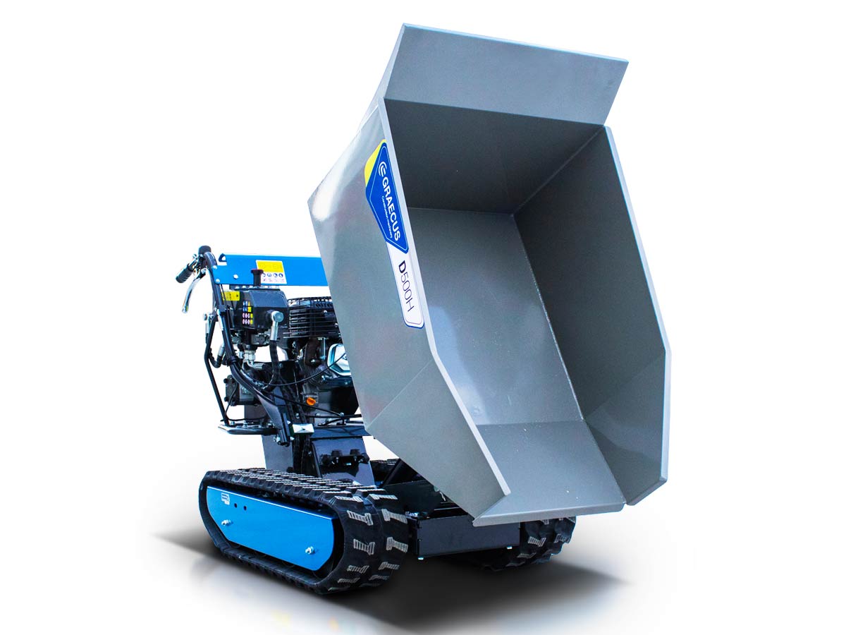 D500H | Graecus | Ντάμπερ ερπυστριοφόρο με υδραυλική ανατροπή 