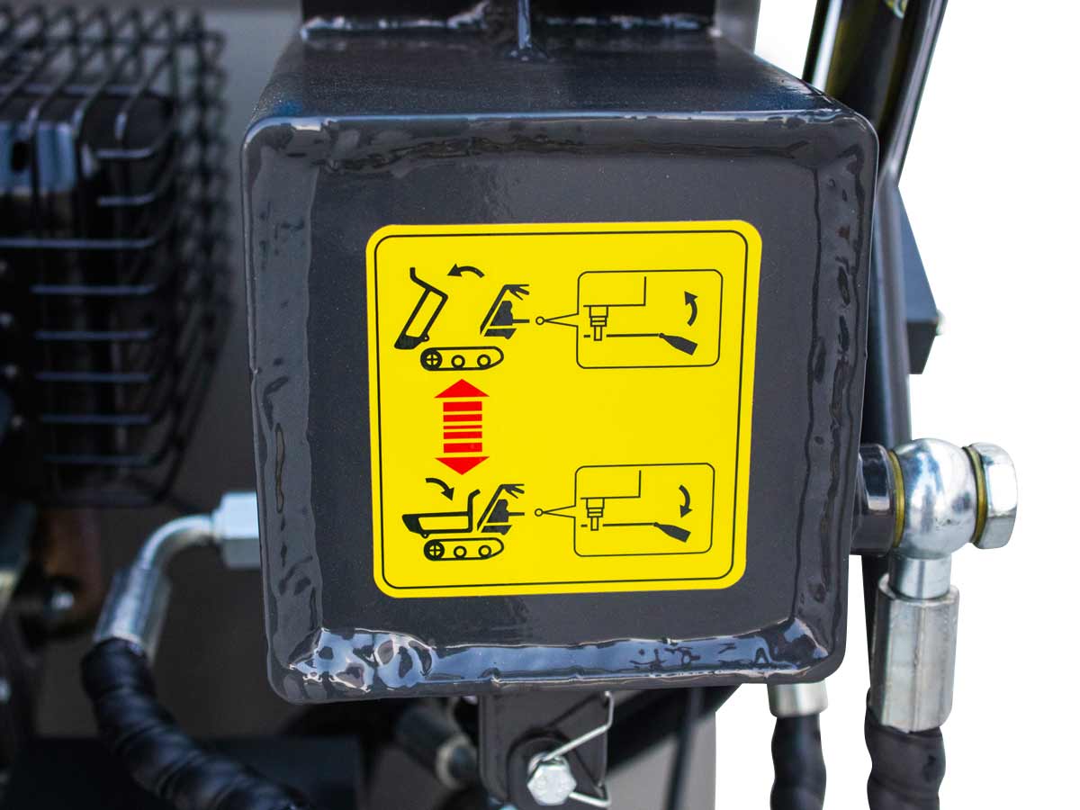 D500H | Graecus | Ντάμπερ ερπυστριοφόρο με υδραυλική ανατροπή 