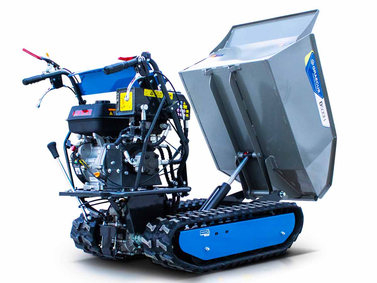 D500H | Graecus | Ντάμπερ ερπυστριοφόρο με υδραυλική ανατροπή 