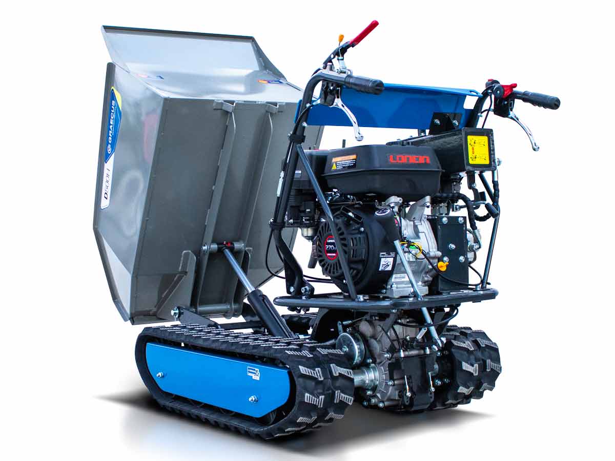 D500H | Graecus | Ντάμπερ ερπυστριοφόρο με υδραυλική ανατροπή 