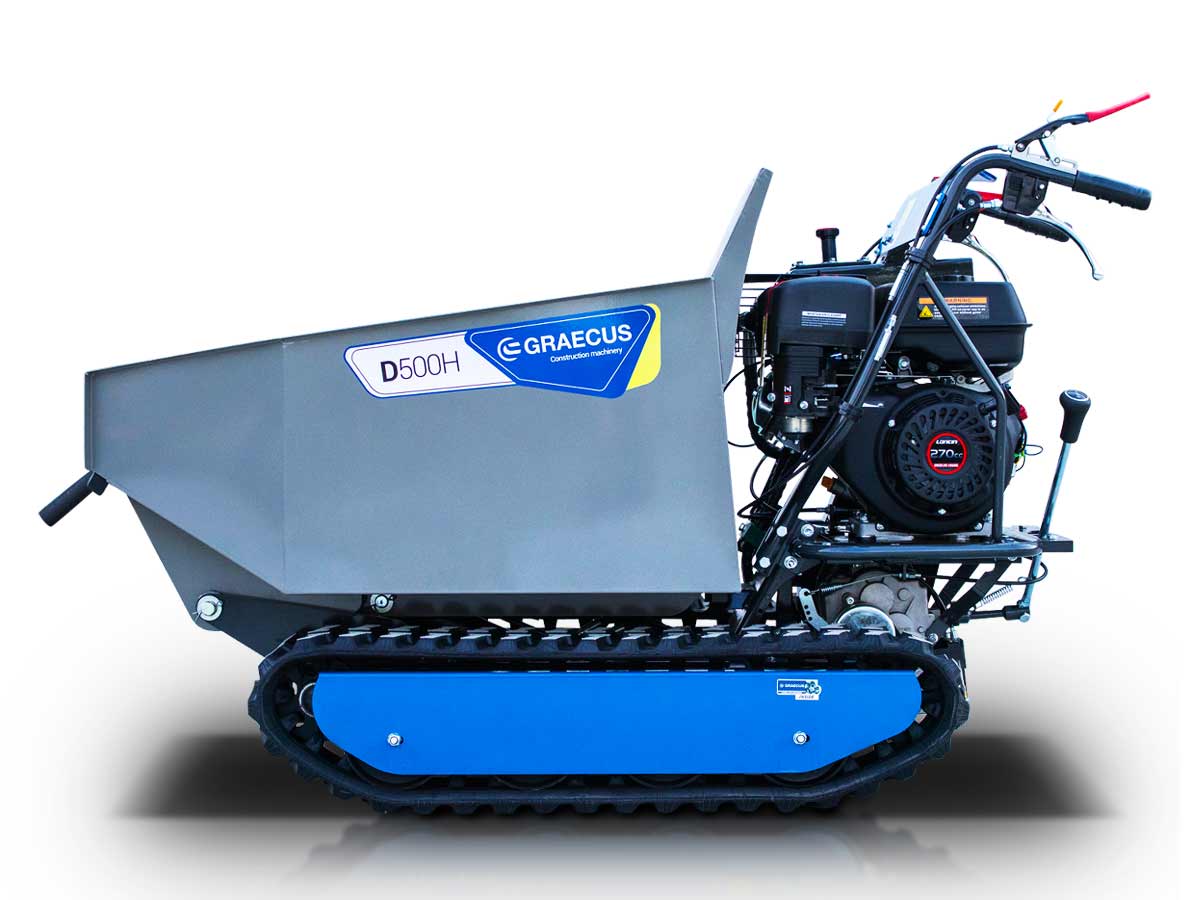 D500H | Graecus | Ντάμπερ ερπυστριοφόρο με υδραυλική ανατροπή 
