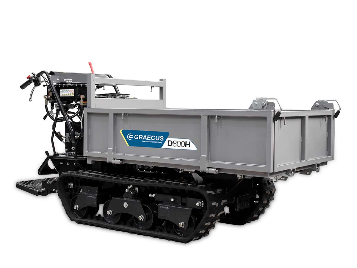 D800H | Graecus | Ντάμπερ ερπυστριοφόρο με υδραυλική ανατροπή 