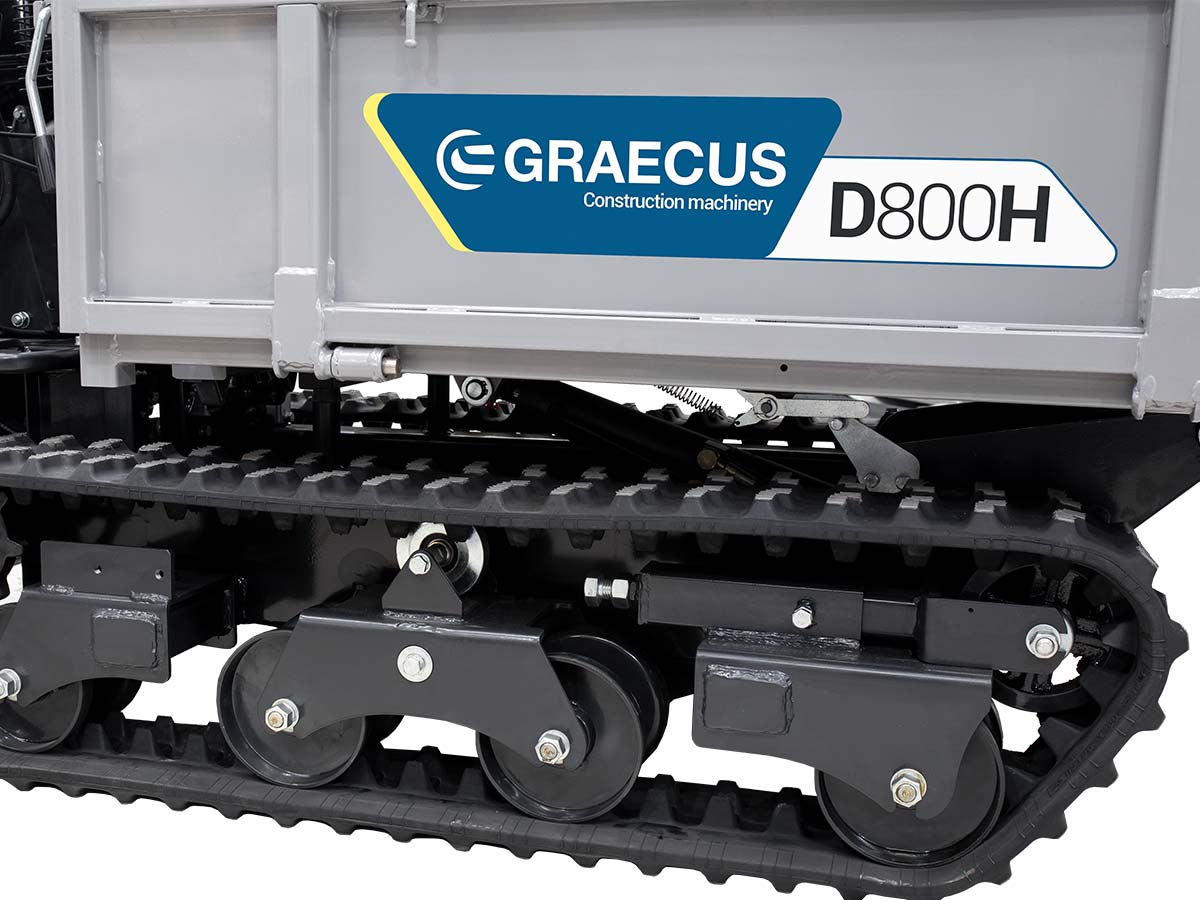 D800H | Graecus | Ντάμπερ ερπυστριοφόρο με υδραυλική ανατροπή 