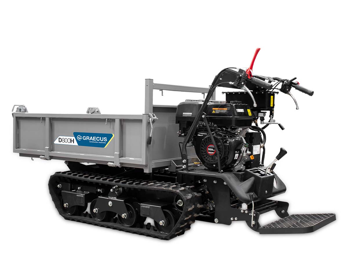 D800H | Graecus | Ντάμπερ ερπυστριοφόρο με υδραυλική ανατροπή 