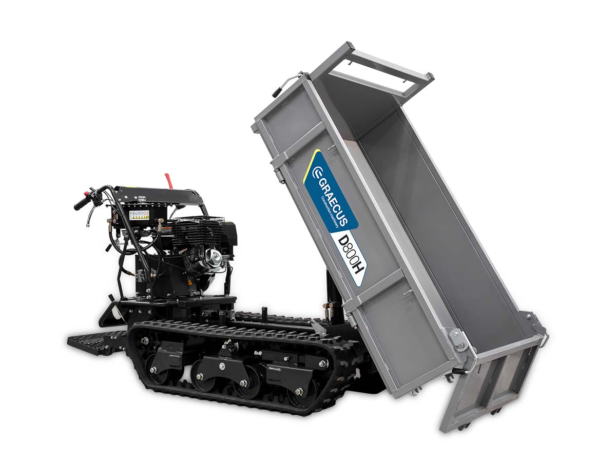 D800H | Graecus | Ντάμπερ ερπυστριοφόρο με υδραυλική ανατροπή 