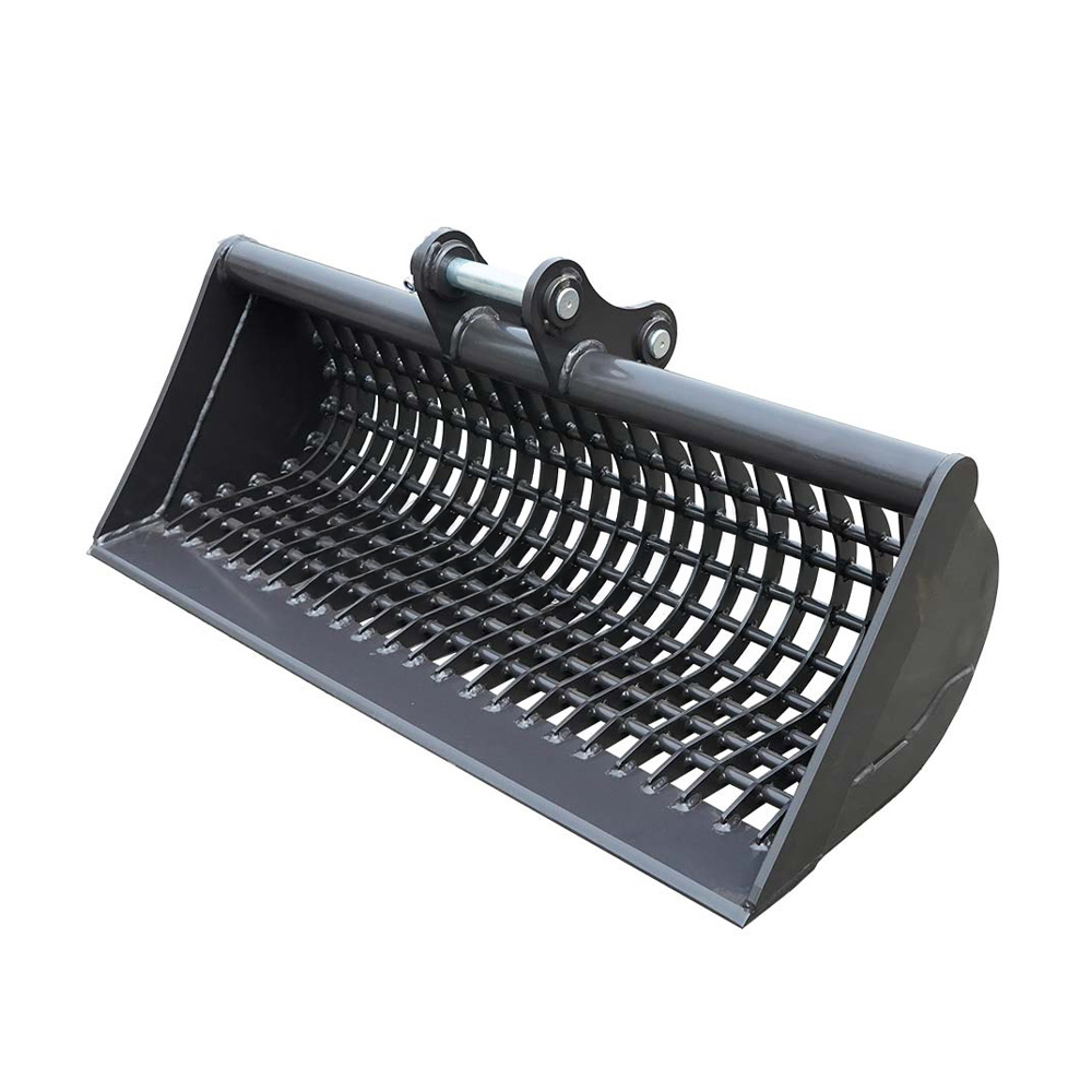 EB15BUCKET100STONE | Graecus | Κάδος πετροσυλλέκτης εκσκαφέα 1000mm, με κόσκινο για καθαρισμό από πέτρες κ.α για το τσαπάκι EB15/16/17/20