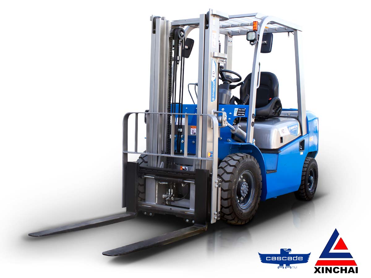 FD20 | Graecus | Κλάρκ 2.0Τ diesel | Duplex 3000mm | υδραυλική πλάγια μετατόπιση | πιρούνια 1220mm