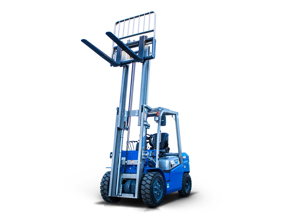 FE20-Lithium | Graecus | Κλάρκ 2.0Τ ηλεκτρικό με μπαταρία λιθίου | Duplex 3000mm | Υδραυλική πλάγια μετατόπιση | Πιρούνια 1220mm 