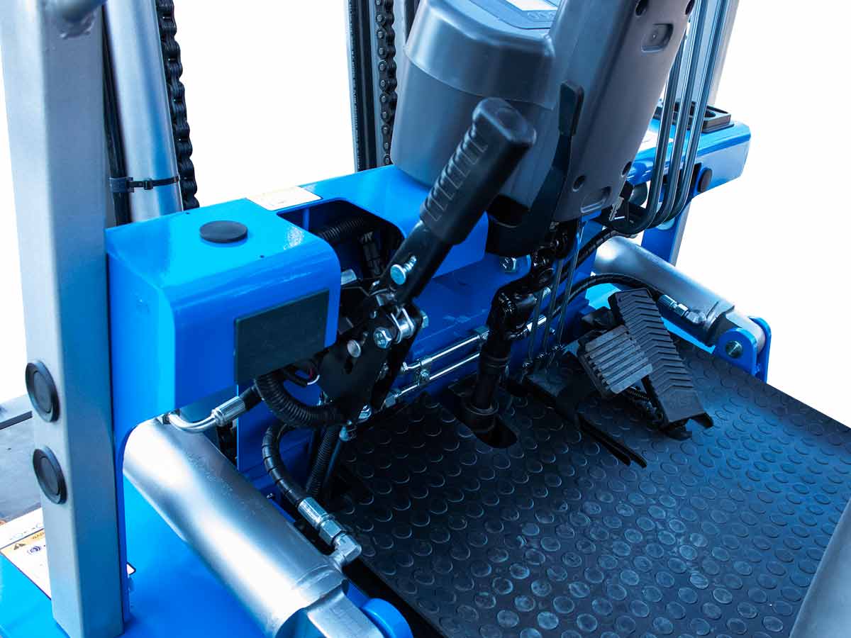 FE25-Lithium PRO | Graecus | Κλάρκ 2.5Τ ηλεκτρικό με μπαταρία λιθίου | Triplex 4500mm | Υδραυλική πλάγια μετατόπιση | Πιρούνια 1220mm 