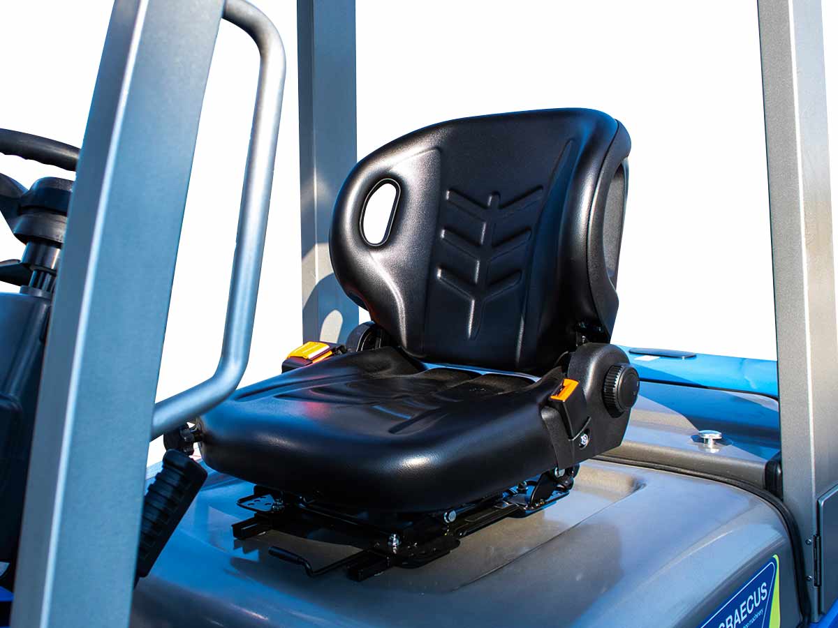 FE25-Lithium PRO | Graecus | Κλάρκ 2.5Τ ηλεκτρικό με μπαταρία λιθίου | Triplex 4500mm | Υδραυλική πλάγια μετατόπιση | Πιρούνια 1220mm 