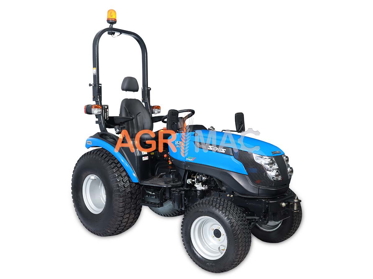 SOLIS – YANMAR H26HST | Τρακτέρ μικρό | Μίνι αμπελουργικό δενδροκομικό | Κινητήρας Mitsubishi | Συνδιασμός με μπροστινό κουβά FL400pro