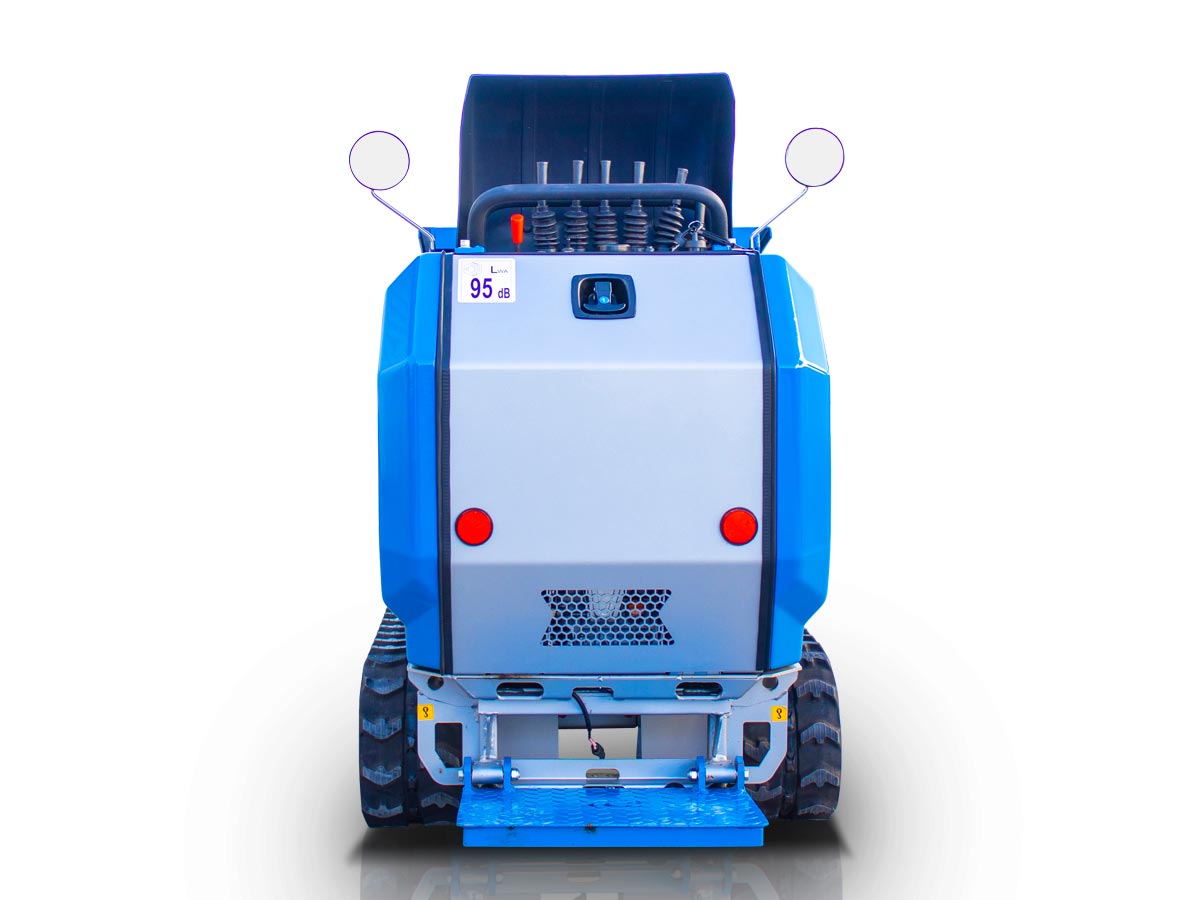 HT800FL | Graecus | Ντάμπερ Diesel, υδροστατικό με φορτωτή και υψηλή ανατροπή 800kg 