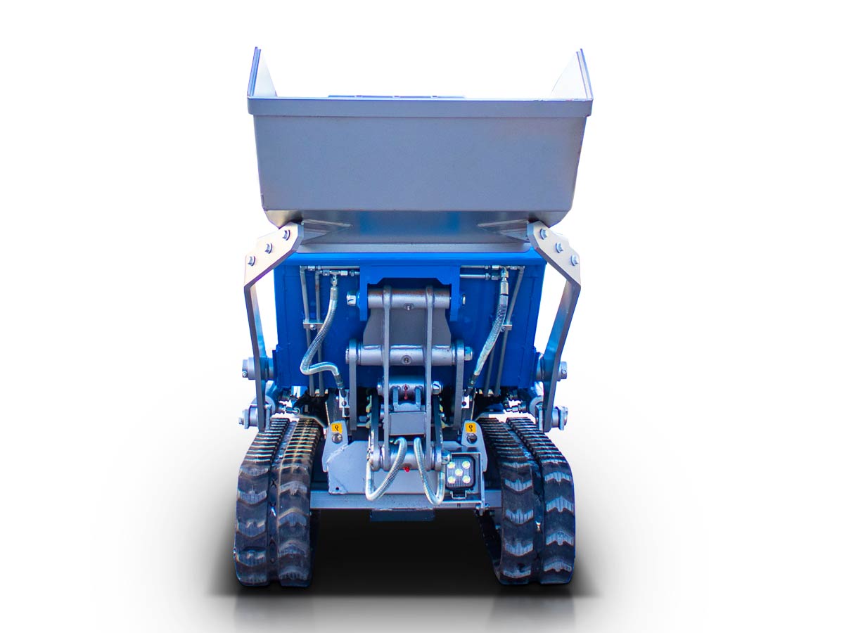 HT800FL | Graecus | Ντάμπερ Diesel, υδροστατικό με φορτωτή και υψηλή ανατροπή 800kg 