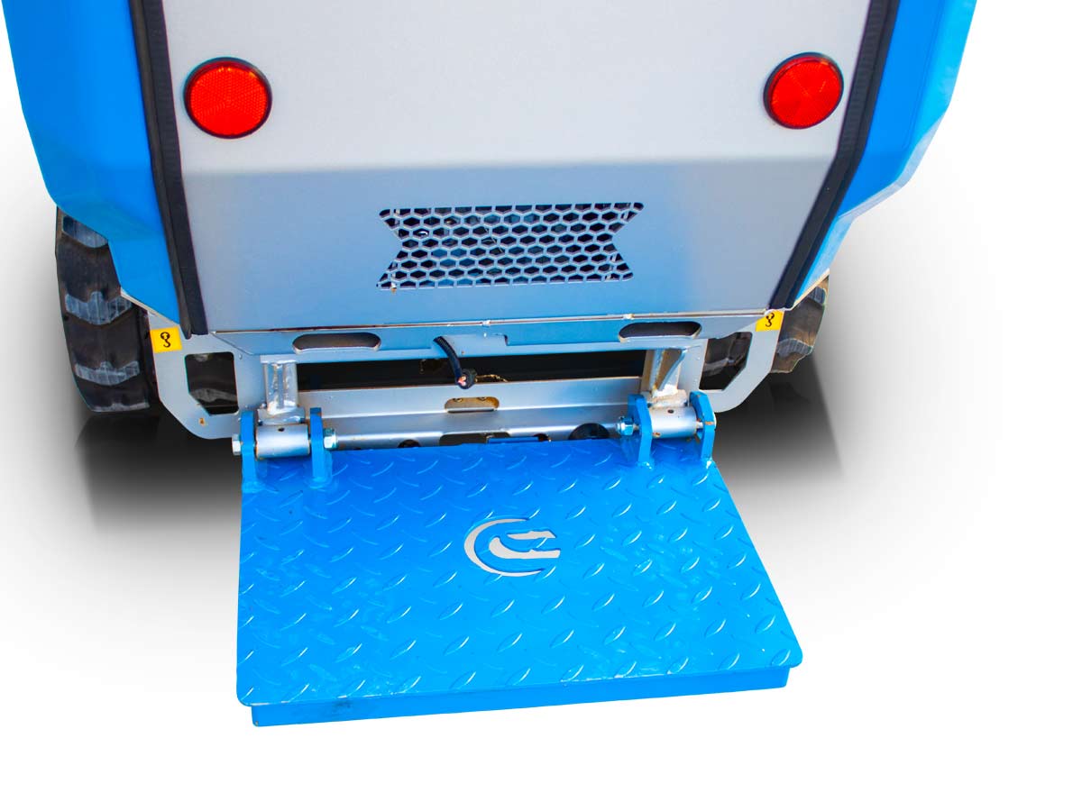 HT800FL-PRO | Graecus | Ντάμπερ Diesel Kubota, υδροστατικό με φορτωτή και υψηλή ανατροπή 800kg 