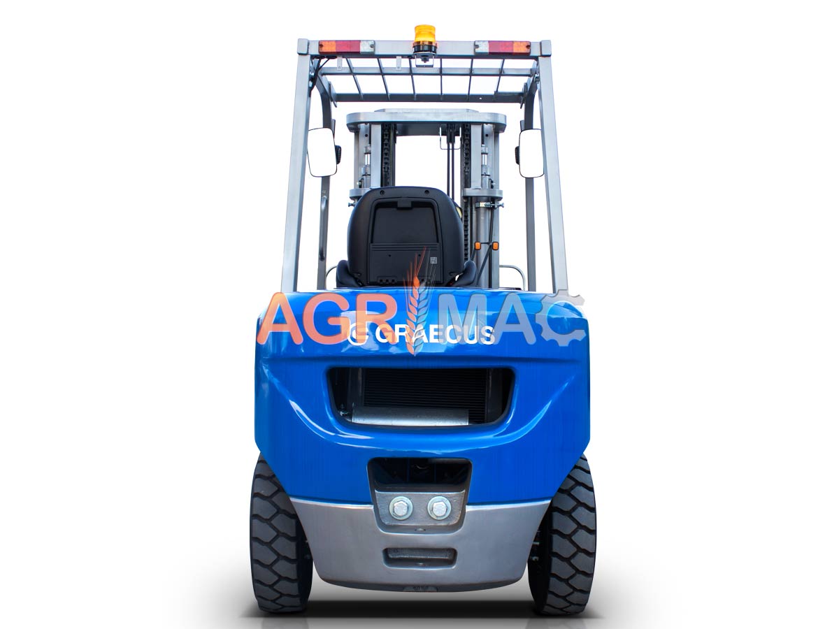 FD30V pro (ΡΙΚ) | Graecus | Κλάρκ 3Τ STAGE V diesel | Triplex 4500mm | υδραυλική πλάγια μετατόπιση | πιρούνια 1220mm