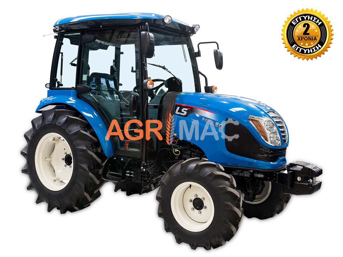 MT3.60 CABIN | LS Tractor | 72hp Δενδροκομικό Αμπελουργικό Τρακτέρ συνδιασμός με GRAECUS FREZA B145