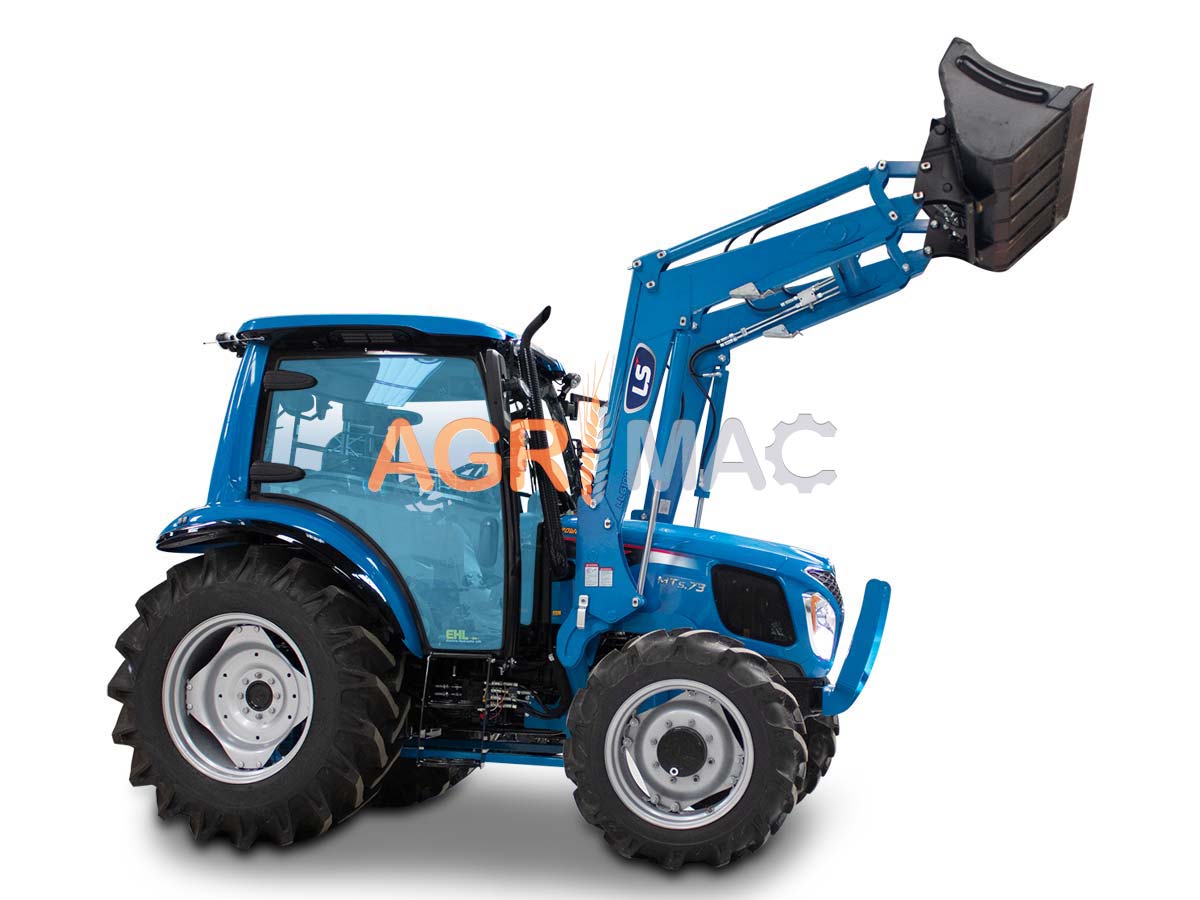 MT5.73 | LS Tractor | 90HP 4WD 2505cc Τρακτέρ Standard συνδιασμός με GRAECUS FREZA B205
