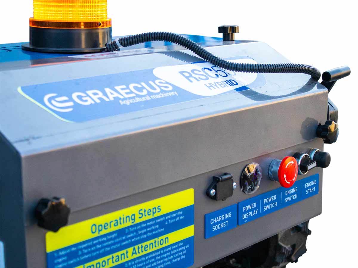 RSC55 | Graecus | Τηλεκατευθυνόμενος βενζινοκίνητος στελεχοκόπτης 55cm 