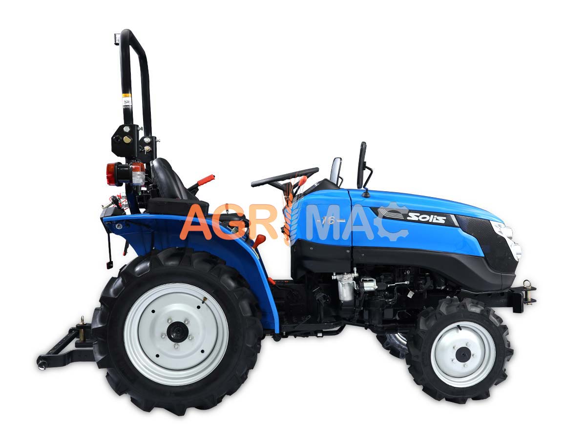 SOLIS S16 | Τρακτεράκι μικρό Μίνι αμπελουργικό δενδροκομικό συνδιασμός με μπροστινό κουβά FL400pro