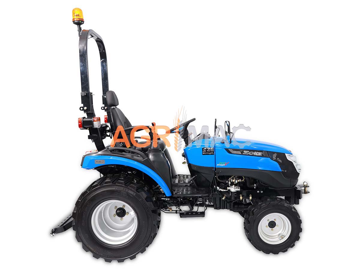 SOLIS – YANMAR S26 9+9 | Τρακτέρ μικρό με ρεβέρσα | Μίνι αμπελουργικό δενδροκομικό | Κινητήρας Mitsubishi | Συνδιασμός με μπροστινό κουβά FL400pro