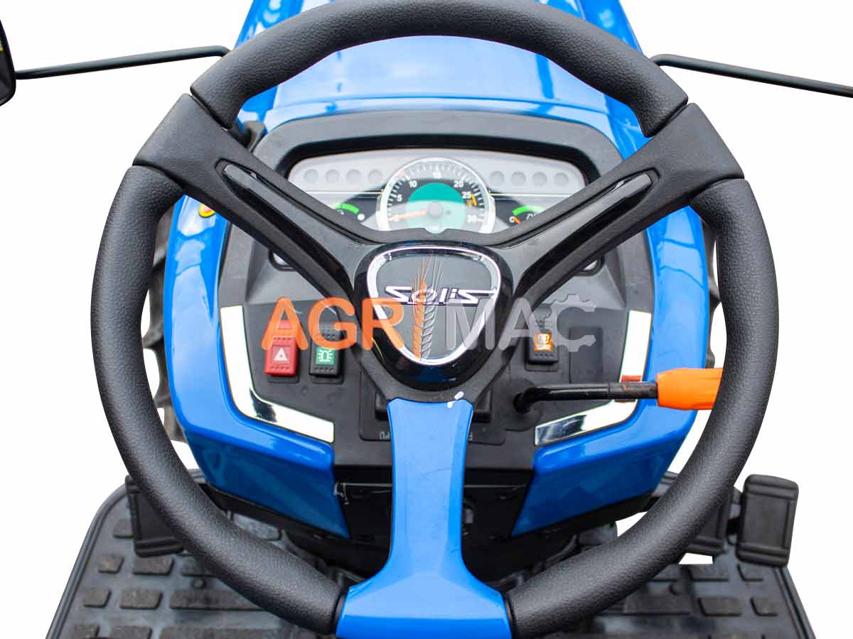 SOLIS – YANMAR S26 9+9 PRO | Τρακτέρ μικρό με ρεβέρσα | Μίνι αμπελουργικό δενδροκομικό | Κινητήρας Mitsubishi | Συνδιασμός με μπροστινό κουβά FL400pro