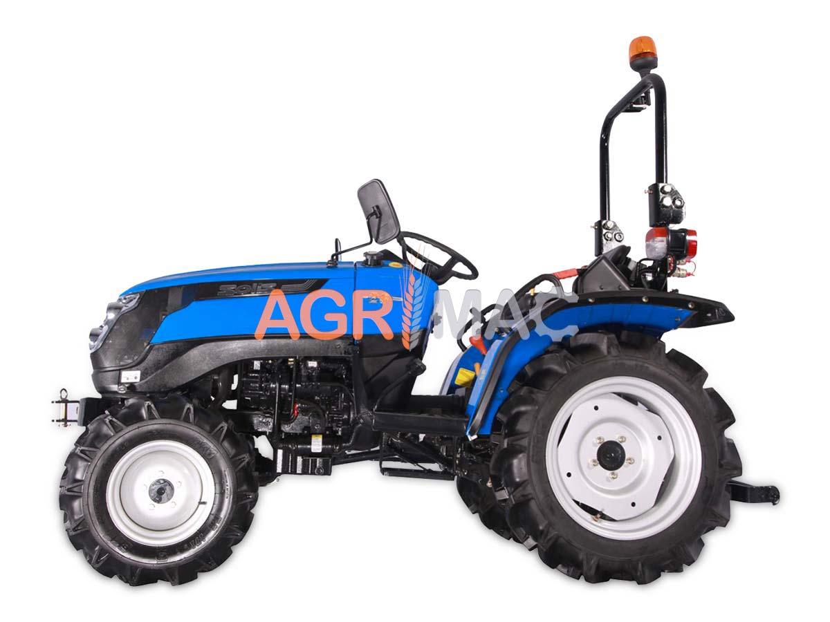 SOLIS – YANMAR S26 | Τρακτέρ μικρό Μίνι αμπελουργικό δενδροκομικό Κινητήρας Mitsubishi συνδιασμός με μπροστινό κουβά FL400pro