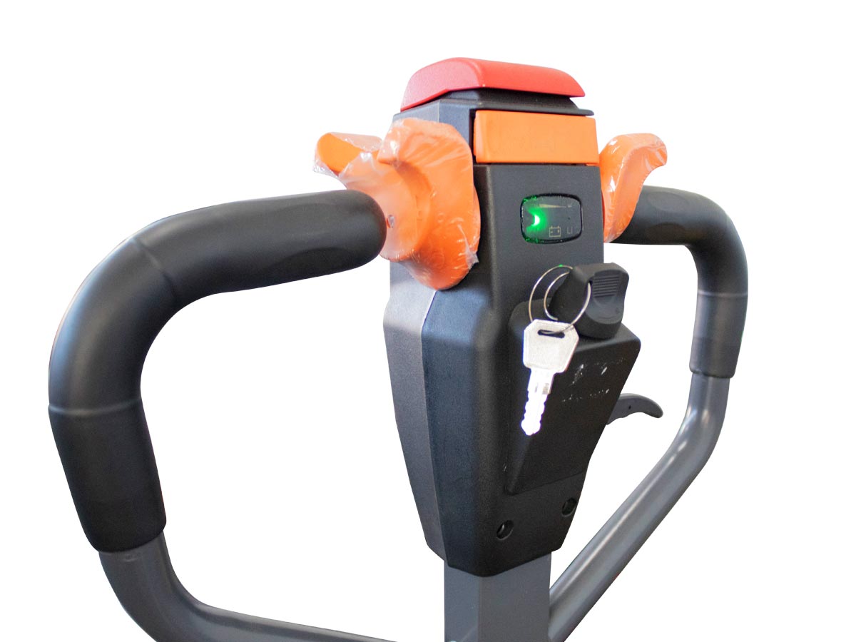 WFE15 | Graecus | Ηλεκτροκίνητο παλετοφόρο 1.5T| ηλεκτροκίνητη ανύψωση 200mm| ηλεκτροκίνητη κίνηση 4.5 km/h| μηχάνημα πεζού xειριστή 