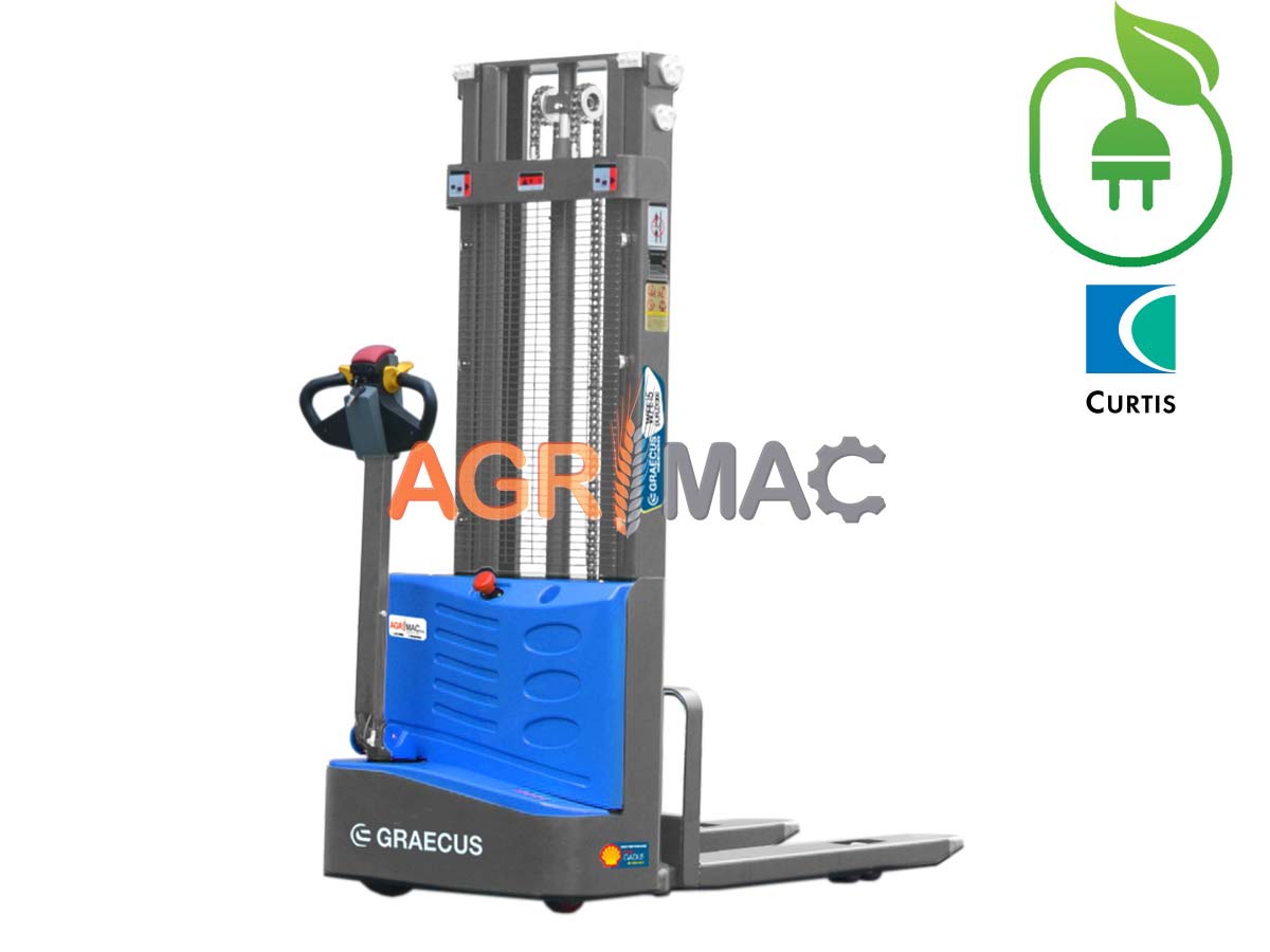 WFE15 Duplex300 | Graecus | Ηλεκτροκίνητο παλετοφόρο 1.5T | DUPLEX 3000mm | ηλεκτροκίνητη κίνηση 4.2 km/h | μηχάνημα πεζού xειριστή 