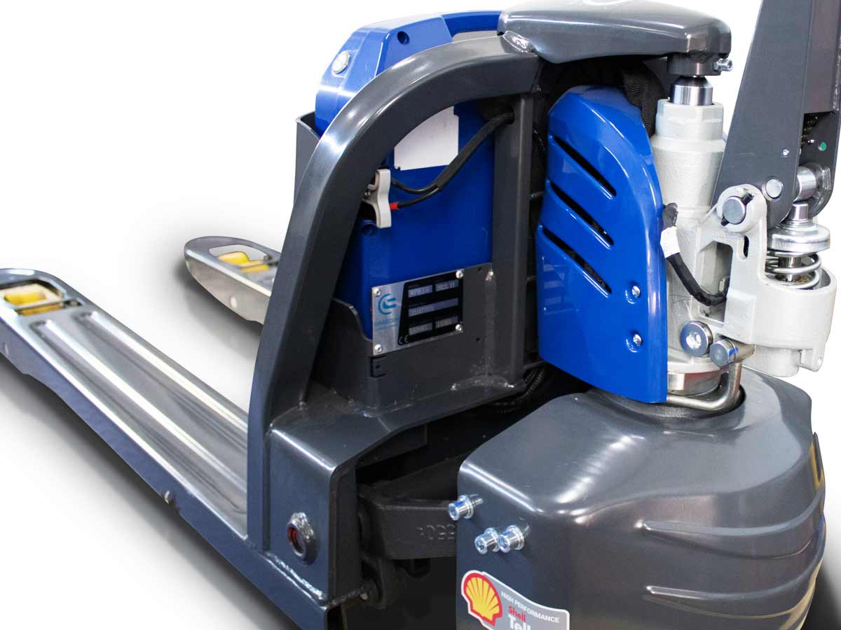 WFE20 | Graecus | Ηλεκτροκίνητο παλετοφόρο 2.0T | ηλεκτροκίνητη ανύψωση 200mm | ηλεκτροκίνητη κίνηση 4.5 km/h | μηχάνημα πεζού xειριστή