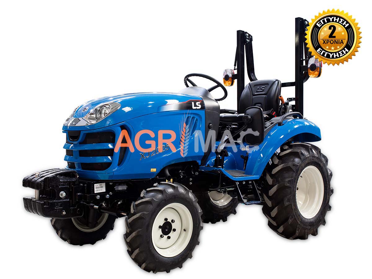 XJ25 | LS Tractor | 30HP 4WD 1318cc 3κύλινδρο Δενδροκομικό Αμπελουργικό Τρακτέρ συνδιασμός με GRAECUS FREZA E105