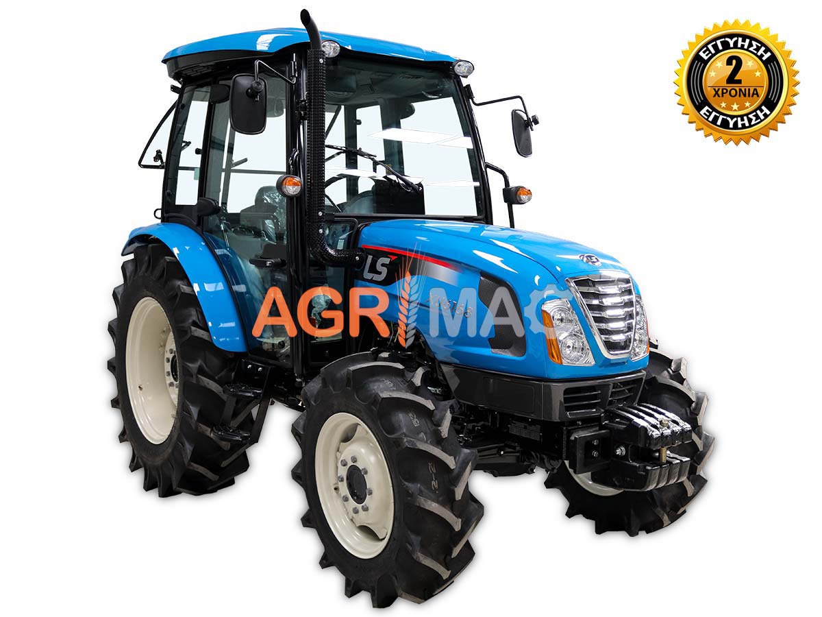 XU6168 Cab | LS Tractor | 84HP 4WD Mitsubishi TURBO Δενδροκομικό-Αμπελουργικό Τρακτέρ Καμπίνα συνδιασμός με GRAECUS FREZA B185