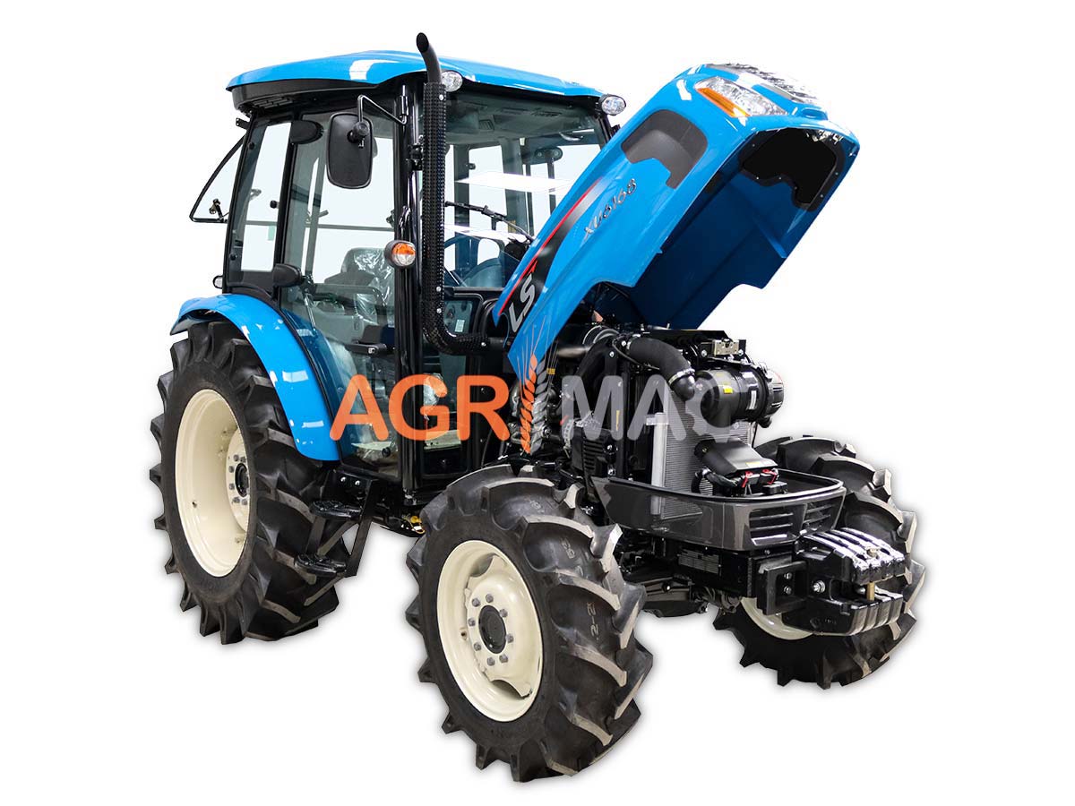 XU6168 Cab | LS Tractor | 84HP 4WD Mitsubishi TURBO Δενδροκομικό-Αμπελουργικό Τρακτέρ Καμπίνα συνδιασμός με GRAECUS FREZA B185