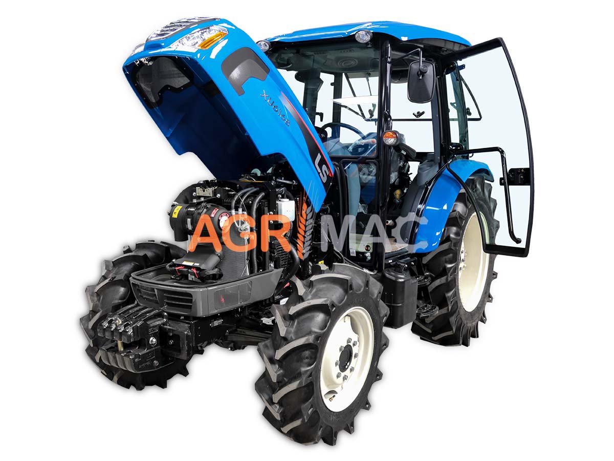 XU6168 Cab | LS Tractor | 84HP 4WD Mitsubishi TURBO Δενδροκομικό-Αμπελουργικό Τρακτέρ Καμπίνα συνδιασμός με GRAECUS FREZA B185