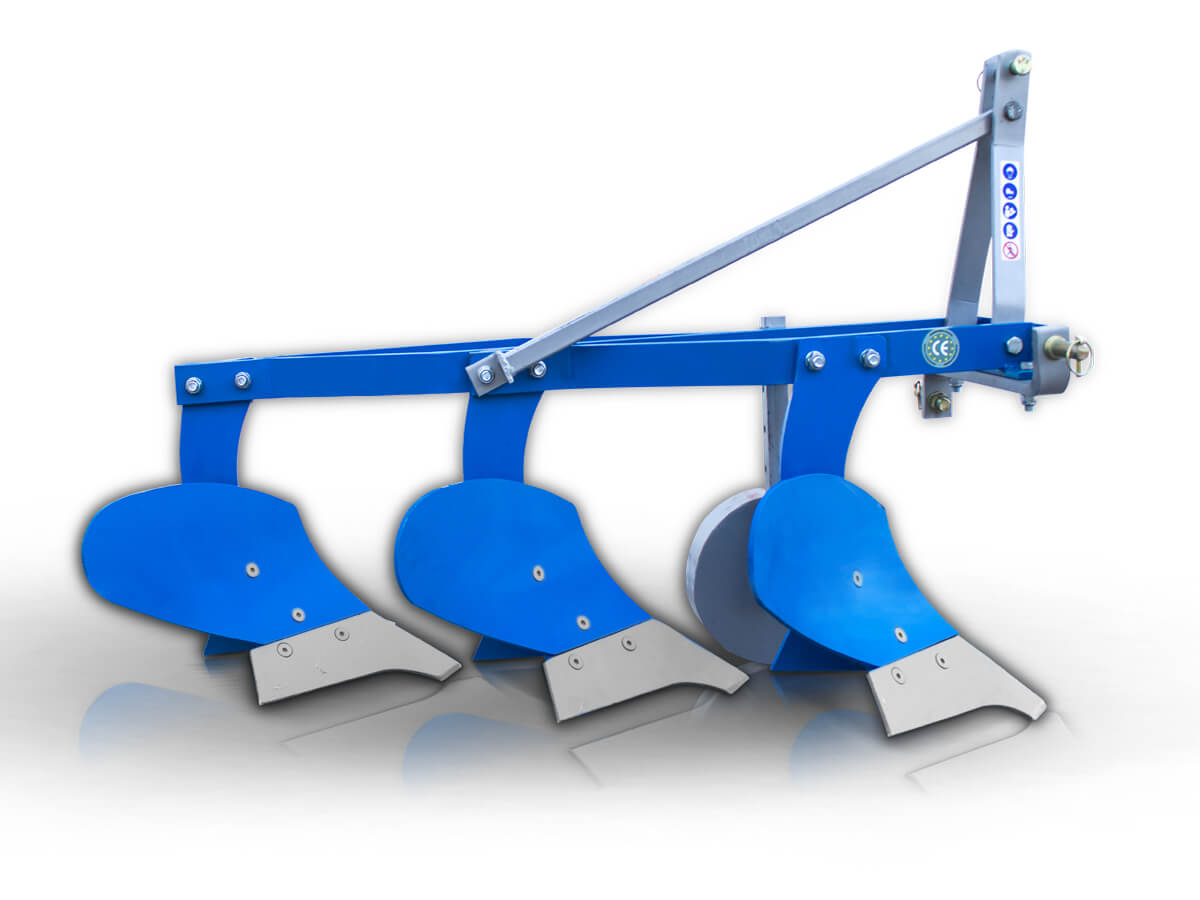 TRA8 | Graecus | Άροτρο – Αλέτρι 3υνο 8αρι με ρόδα Φ280 