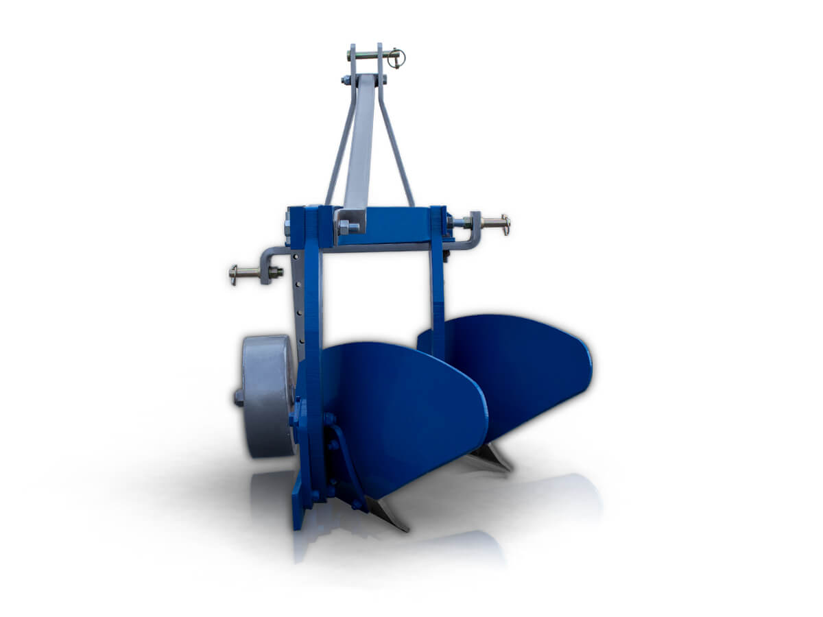 DIA10 | Graecus | Άροτρο-Αλέτρι 2υνο 10″ τρακτέρ με ρόδα Φ280 