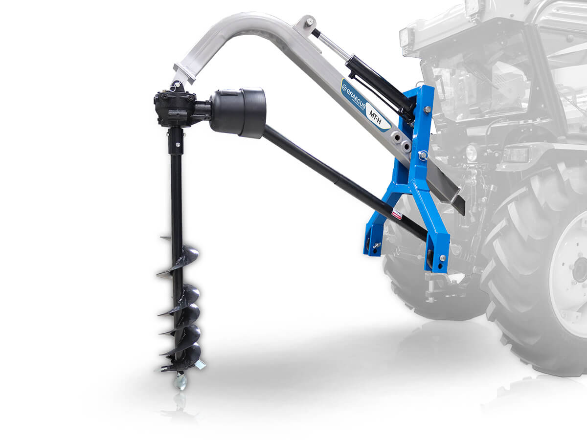 MT450-H | Graecus | Τρυπάνι με υδραυλική μπουκάλα και αρίδα Φ450 