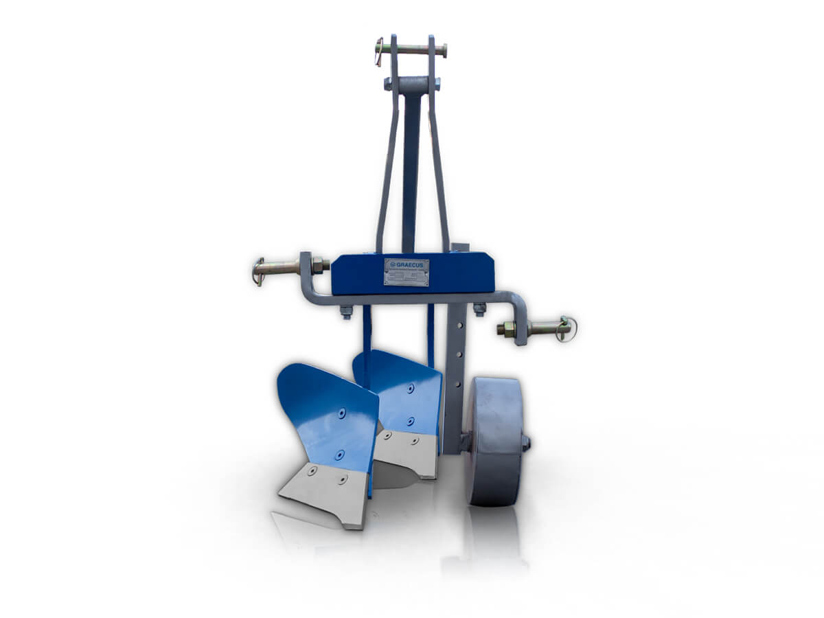 DIA6 | Graecus | Αλέτρι – Άροτρο δύινο 6″ με ρόδα Φ280 